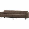 Woood Statement 4-Zits Bank 280 Cm Bruin Melange