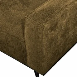 Woood Statement 3-zits bank 230 cm structure velvet brass New