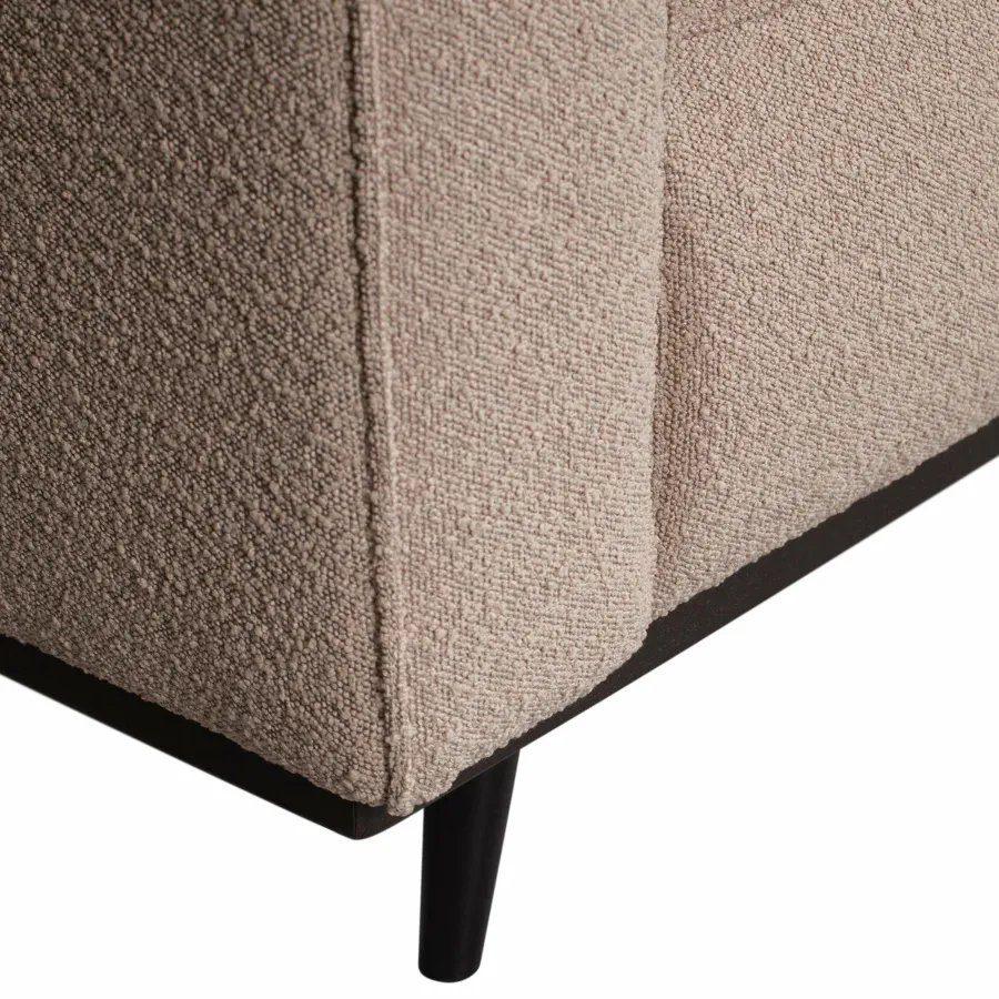 Woood Statement 3-zits bank 230 cm bouclé beige Best