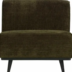 Woood Statement 1-zits element brede platte rib warm groen Outlet