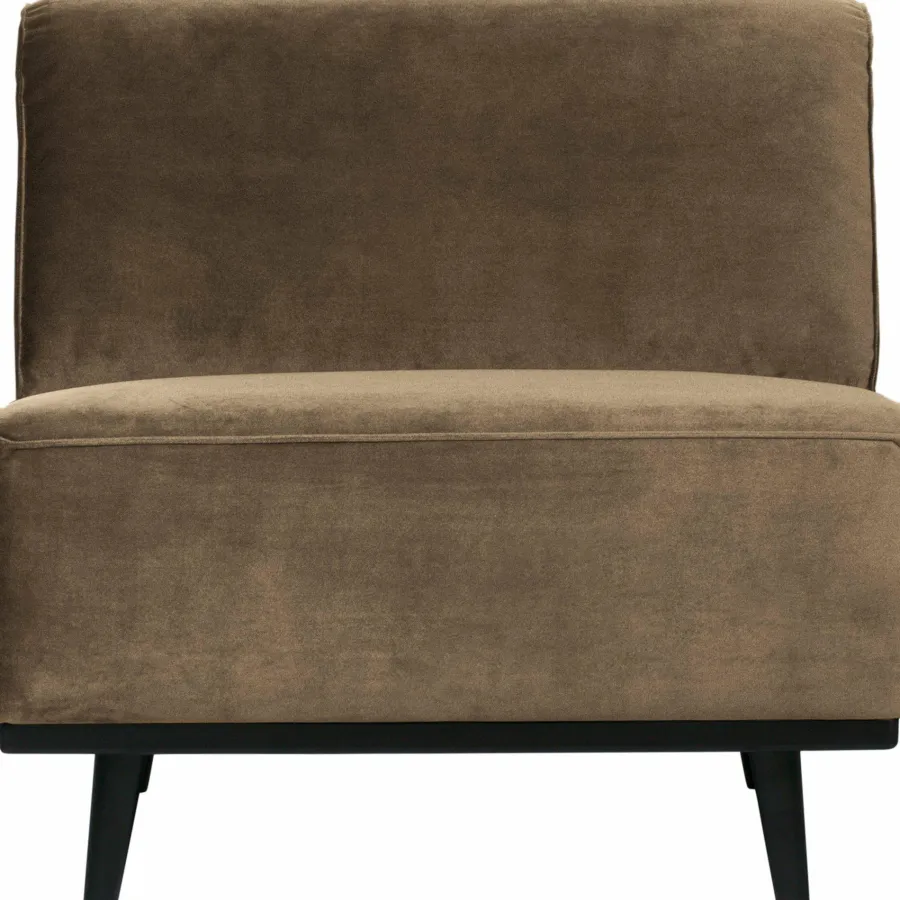 Woood Statement 1-zits element fluweel taupe