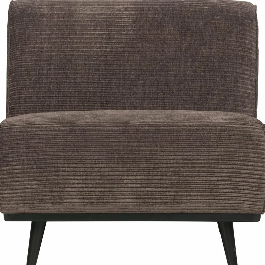 Woood Statement 1-zits element brede platte rib taupe