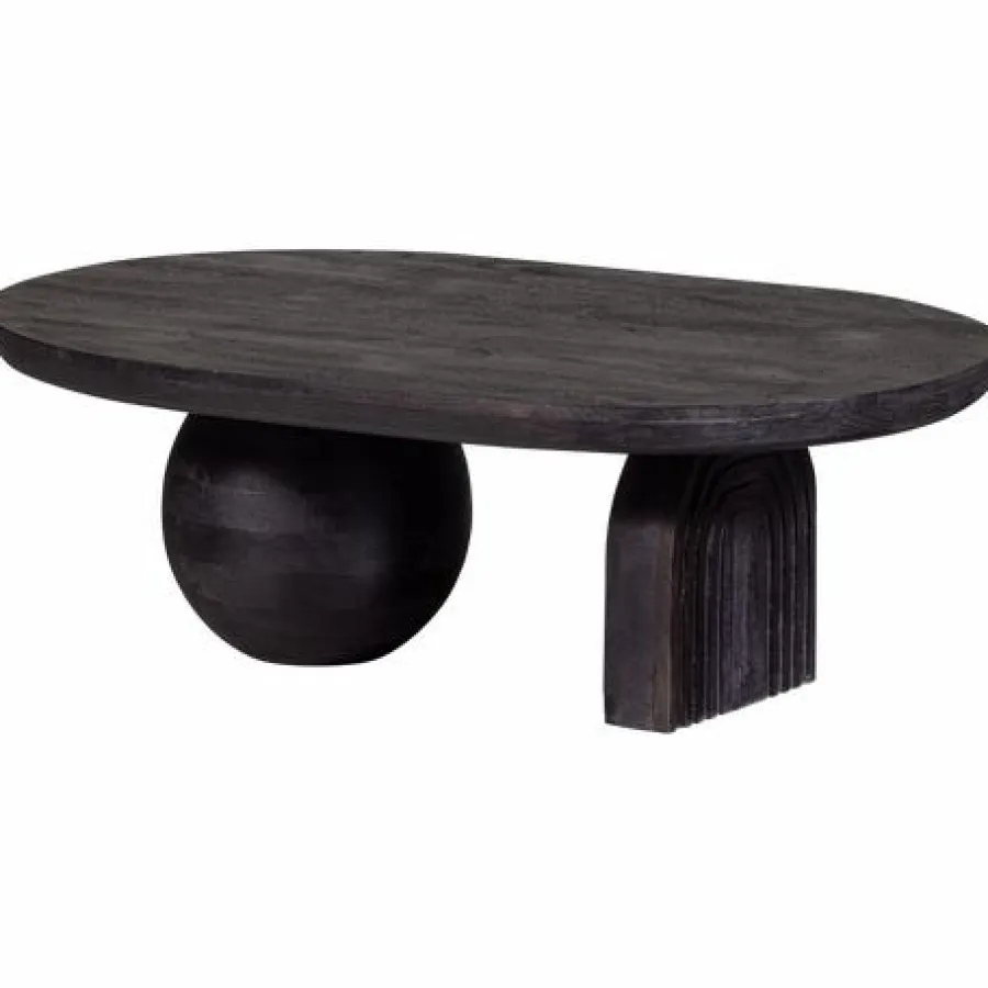 Woood Steppe Salontafel Mango Hout Zwart Discount