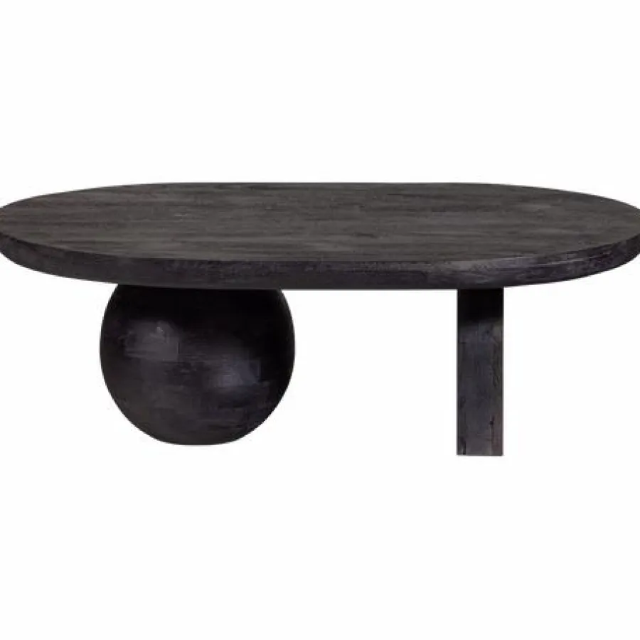 Woood Steppe Salontafel Mango Hout Zwart Discount