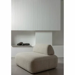 Woood Sterck fauteuil met verplaatsbare rugleuning naturel Discount