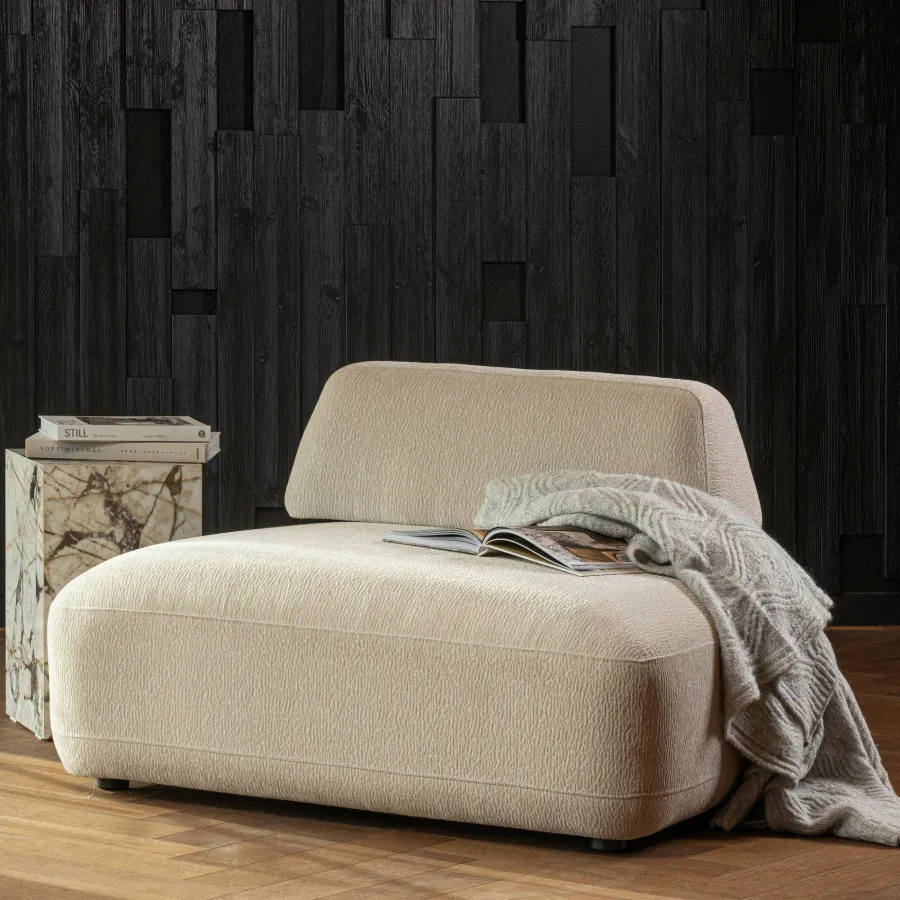 Woood Sterck fauteuil met verplaatsbare rugleuning zand Sale