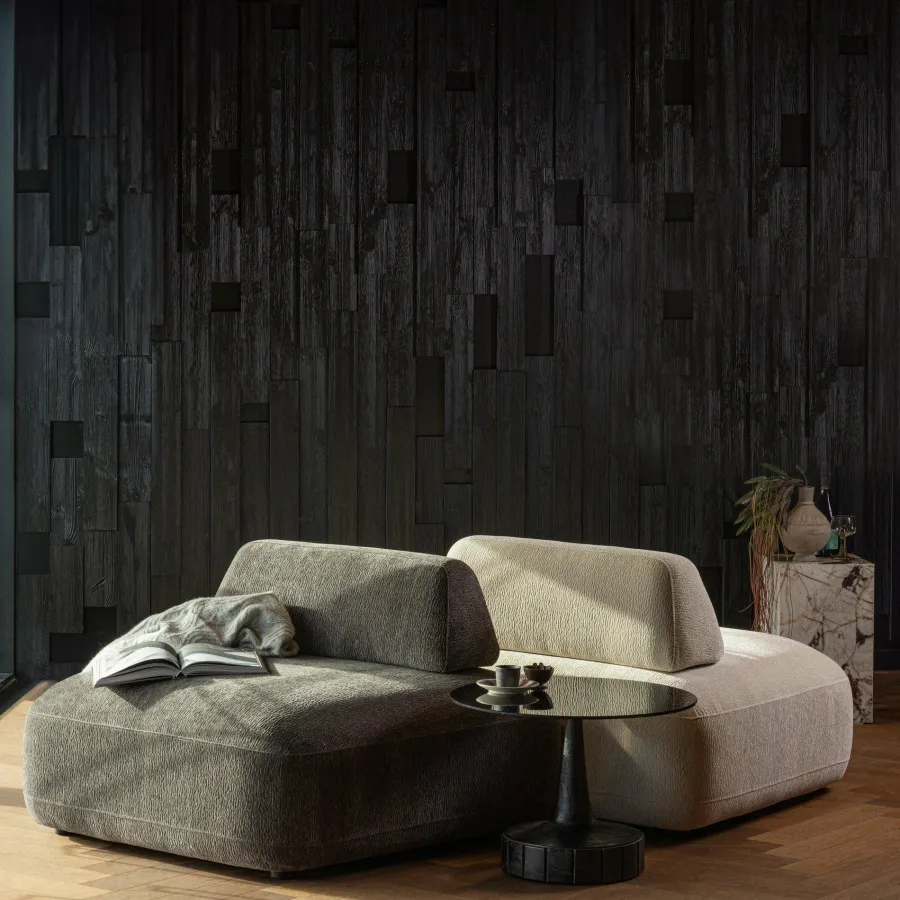 Woood Sterck fauteuil met verplaatsbare rugleuning zand Sale