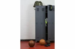 Woood Stijn Hoog 2drs Lockerkast Steel Grey [fsc] New