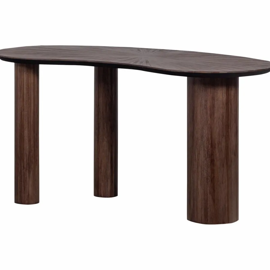 Woood Sun organische sidetable/bureau recycled teak bruin Hot