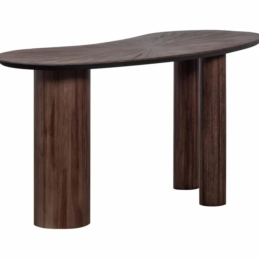Woood Sun organische sidetable/bureau recycled teak bruin Hot