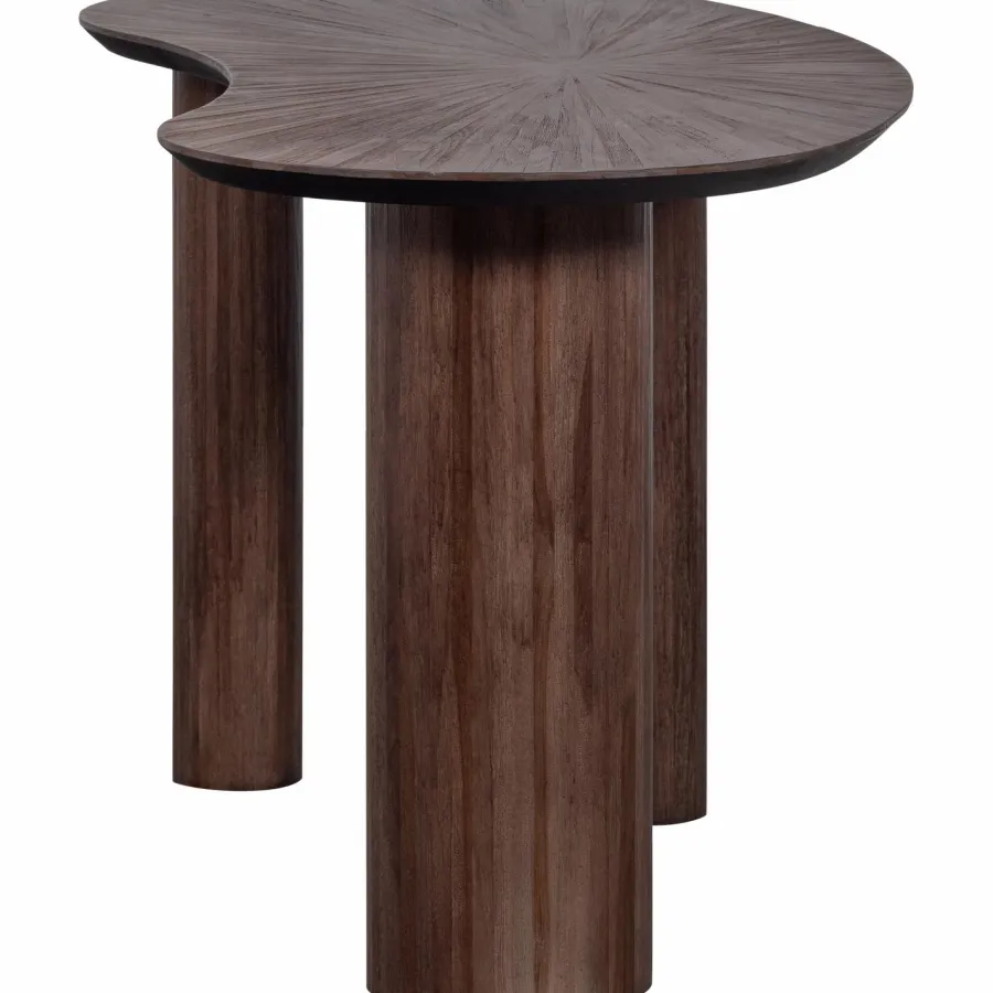 Woood Sun organische sidetable/bureau recycled teak bruin Hot