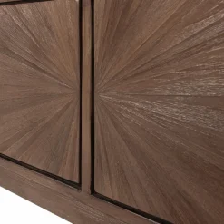 Woood Sun tv meubel met open vak recycled teak bruin New