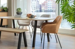 Woood Tablo Eetkamerbankje Eiken Met Utrecht Poot [fsc] New