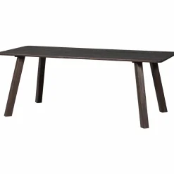 Woood Tablo eettafel afgerond vingerlas 200x90cm mystic brown [fsc] Hot