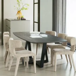 Woood Tablo eettafel deens ovaal dl 220x100cm mystic brown [fsc] Online