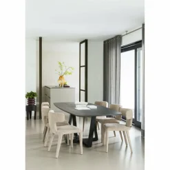 Woood Tablo eettafel deens ovaal dl 220x100cm mystic brown [fsc] Online