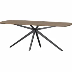 Woood Tablo Eettafel Deens Ovaal Verjongd 220x100cm Cashmere Brown [fsc] Hot