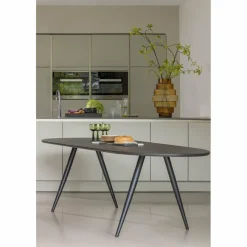 Woood Tablo eettafel ovaal vingerlas 220x90cm mystic brown [fsc] Clearance