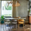 Woood Tablo eettafel ovaal vingerlas 220x90cm pebble grey/zwart [fsc] Sale