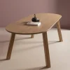 Woood Tablo eettafel ovaal vingerlas 220x90cm pebble grey [fsc] Best