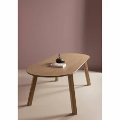 Woood Tablo eettafel ovaal vingerlas 220x90cm pebble grey [fsc] Best