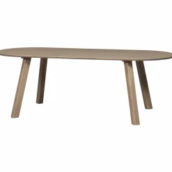 Woood Tablo eettafel ovaal vingerlas 220x90cm pebble grey [fsc] Best