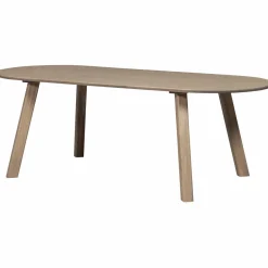 Woood Tablo eettafel ovaal vingerlas 220x90cm pebble grey [fsc] Best