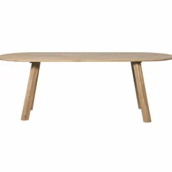 Woood Tablo eettafel ovaal vingerlas 220x90cm transparant [fsc] Outlet