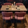Woood Tablo eettafel recht vingerlas 120x80cm cashmere brown [fsc] Outlet