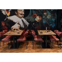 Woood Tablo eettafel recht vingerlas 120x80cm cashmere brown [fsc] Outlet
