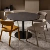 Woood Tablo eettafel rond vingerlas Ø120cm mystic brown [fsc] Hot
