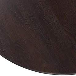 Woood Tablo eettafel rond vingerlas Ø120cm mystic brown [fsc] Hot