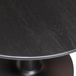 Woood Tablo eettafel rond vingerlas o80cm blacknight [fsc] New