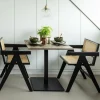 Woood Tablo eettafel vierkant vingerlas 80x80cm cashmere brown [fsc] Online