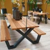 Woood Tablo Outdoor Picknicktafel Naturel Met X-poot Metaal [fsc] Discount