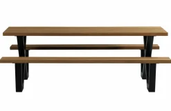 Woood Tablo Outdoor Picknicktafel Naturel Met X-poot Metaal [fsc] Discount