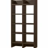 Woood Timo open kast mdf donkerbruin 195x100x40cm Discount