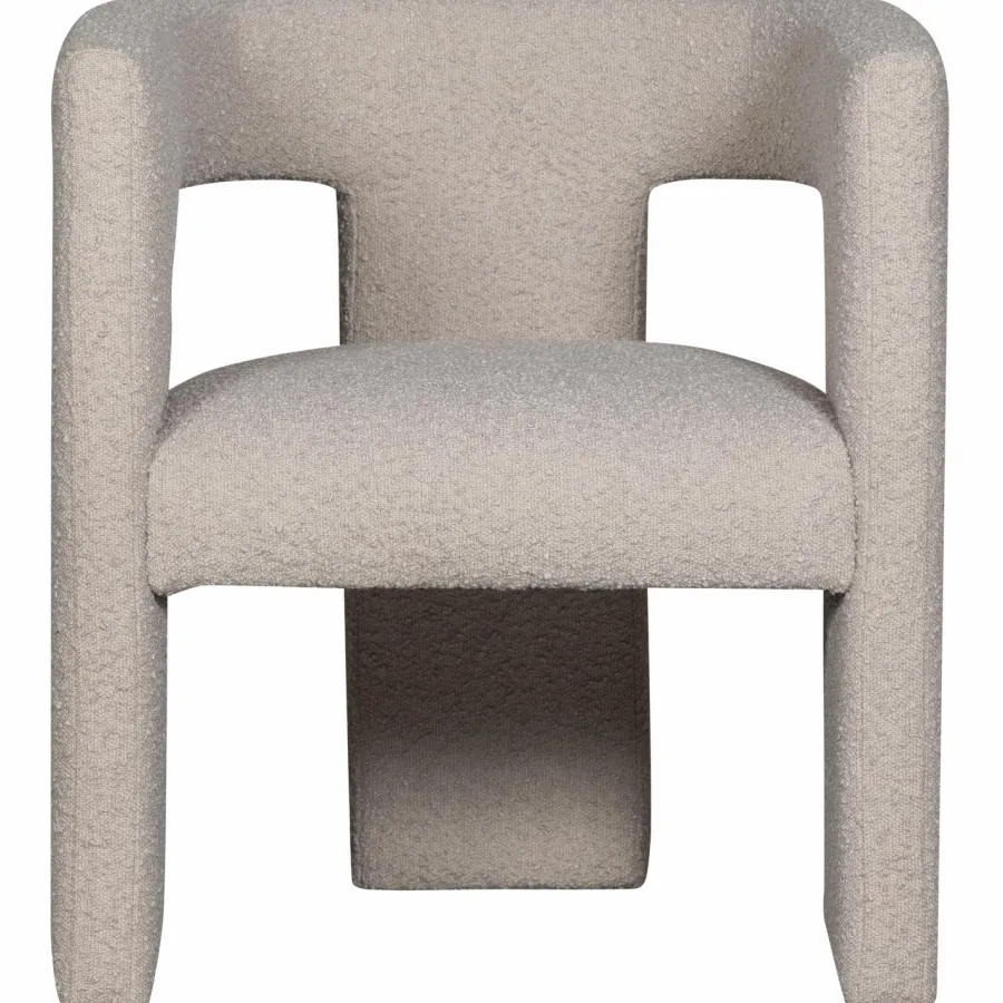 Woood TIWA fauteuil boucle beige New
