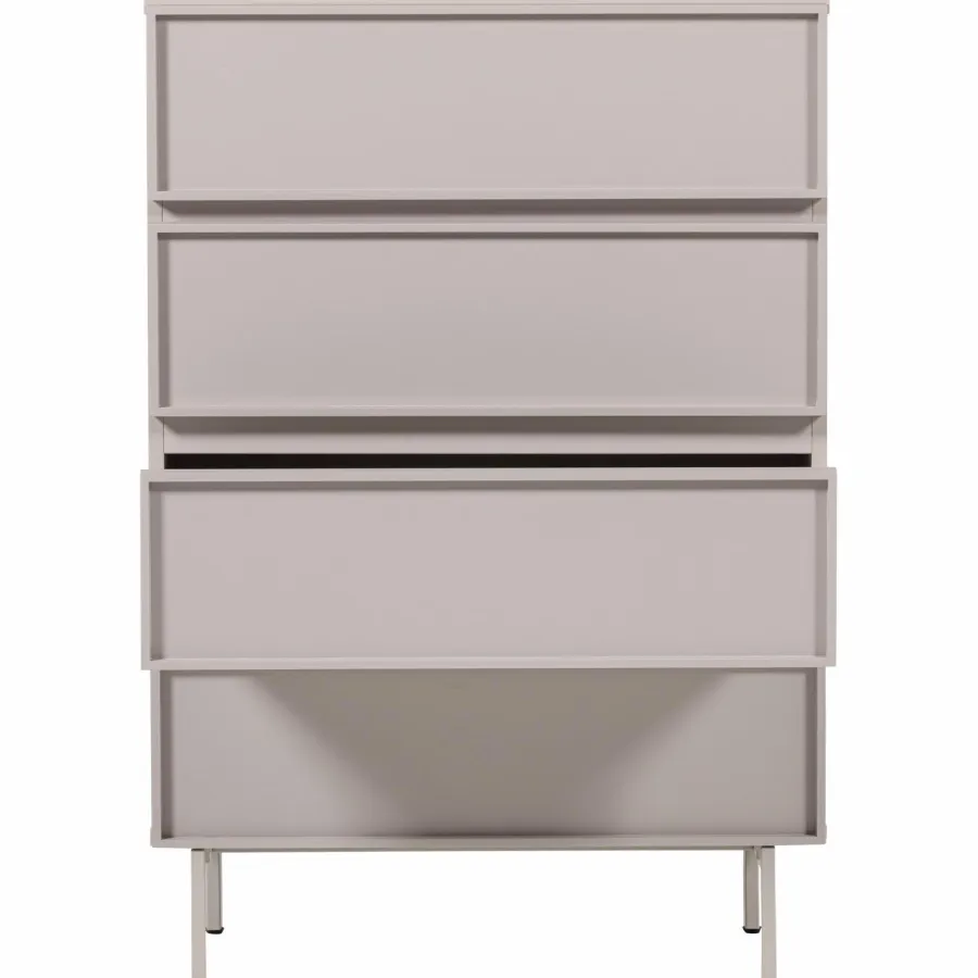 Woood Tours Ladekast 4 Lades Melamine/Mdf Zand
