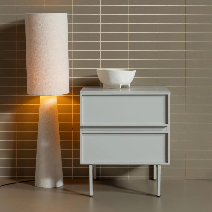Woood Tours Ladekast/Nachtkastje 2 Lades Melamine/Mdf Zand Best