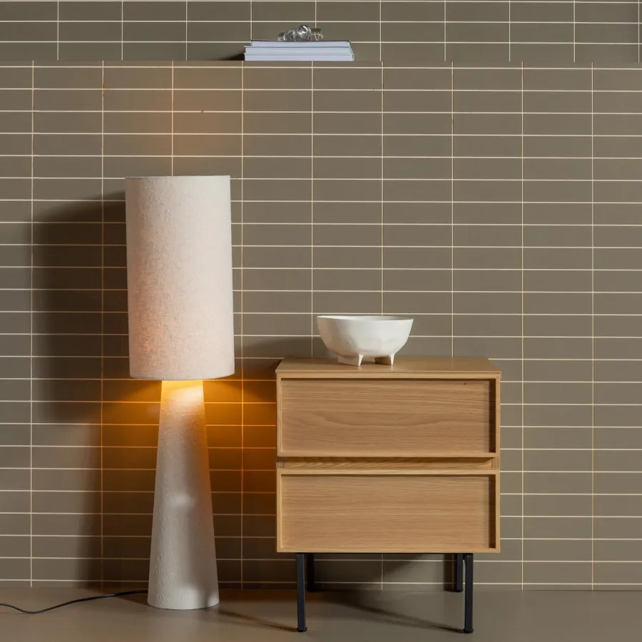 Woood Tours Ladekast/Nachtkastje 2 Lades Melamine/Mdf Naturel Discount