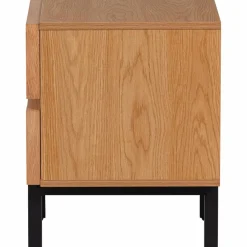 Woood Tours Ladekast/Nachtkastje 2 Lades Melamine/Mdf Naturel Discount