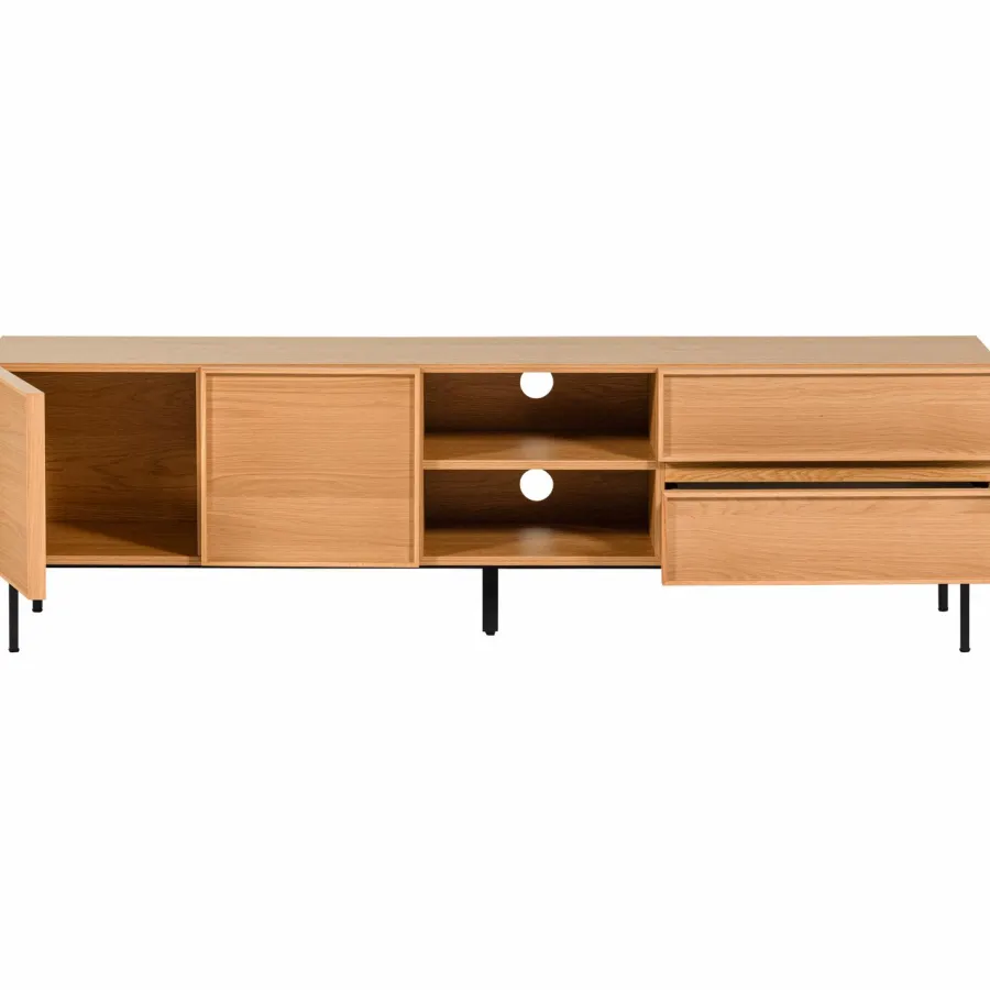 Woood Tours Tv Meubel 180 Cm Melamine/Mdf Naturel Discount