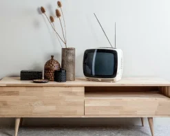 Woood Tygo Tv Meubel 150 Eiken Met Retro Poten [fsc] New