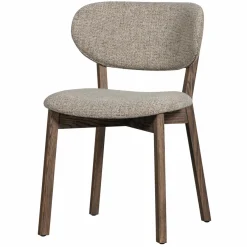 Woood Udar eetkamerstoel met houten frame donkerbruin Outlet