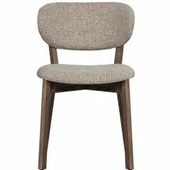 Woood Udar eetkamerstoel met houten frame donkerbruin Outlet