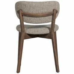 Woood Udar eetkamerstoel met houten frame donkerbruin Outlet