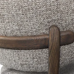 Woood Udar eetkamerstoel met houten frame donkerbruin Outlet