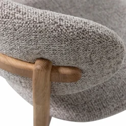 Woood Udar eetkamerstoel met houten frame naturel