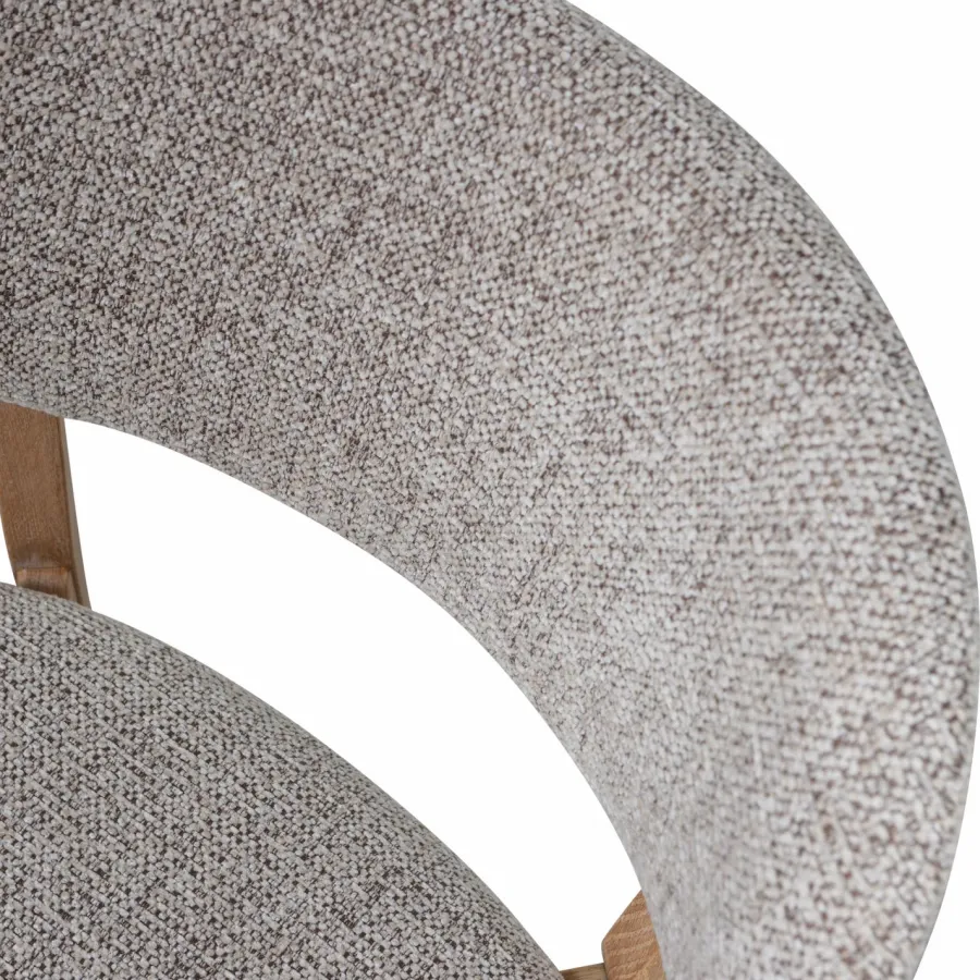 Woood Udar eetkamerstoel met houten frame naturel